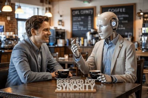 Robot na schůzce